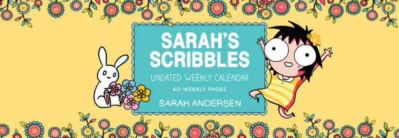 Sarah's Scribbles Undated Weekly Desk Pad Calendar