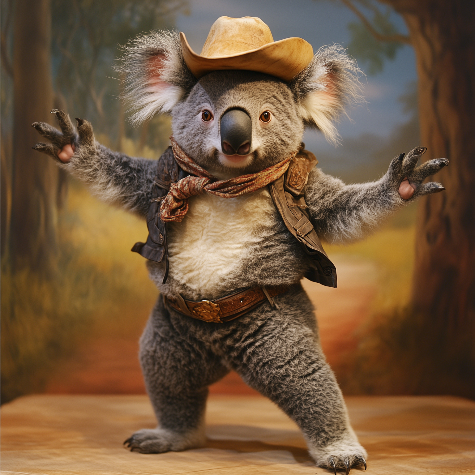 Cowboy Line Dancing Koala