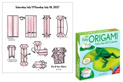 Alternative view of Easy Origami 2027 Fold-a-Day Boxed Desk Calendar