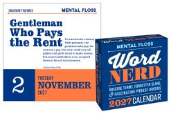 Alternative view of Word Nerd 2027 Boxed Desk Calendar