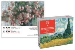 Alternative view of Impressionism and Post-Impressionism 2027 Boxed Desk Calendar