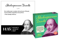 Alternative view of Shakespearean Insults 2027 Boxed Desk Calendar