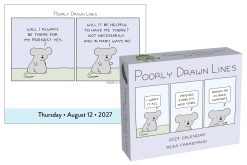 Alternative view of Poorly Drawn Lines 2027 Boxed Desk Calendar