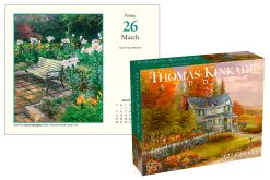 Alternative view of Thomas Kinkade Studios 2027 Boxed Desk Calendar