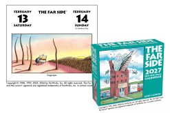 Alternative view of Far Side 2027 Off-The-Wall Boxed Desk Calendar