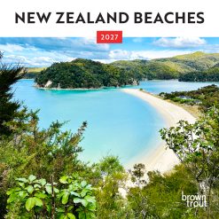 Alternative view of New Zealand Beaches 2027 Mini Square Wall Calendar