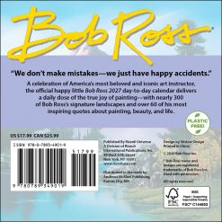 Alternative view of Bob Ross 2027 Boxed Desk Calendar