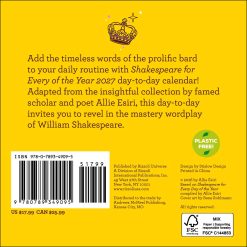 Alternative view of Shakespeare for Every Day of the Year 2027 Boxed Desk Calendar