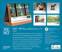 Alternative view of Art: 365 Days of Masterpieces 2027 Boxed Desk Calendar