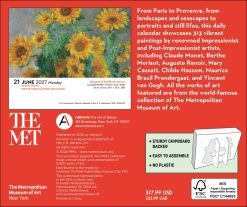 Alternative view of Impressionism and Post-Impressionism 2027 Boxed Desk Calendar