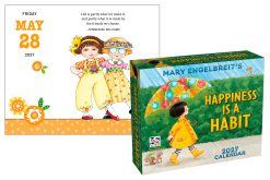 Alternative view of Mary Engelbreit's Happiness Is a Habit 2027 Boxed Desk Calendar