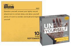 Alternative view of Unfu*k Yourself 2027 Boxed Desk Calendar