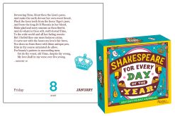 Alternative view of Shakespeare for Every Day of the Year 2027 Boxed Desk Calendar