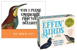 Alternative view of Effin' Birds 2027 Boxed Desk Calendar