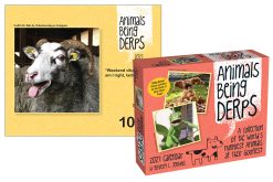 Alternative view of Animals Being Derps 2027 Boxed Desk Calendar