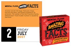 Alternative view of Amazing Facts from Mental Floss 2027 Boxed Desk Calendar