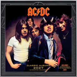 AC/DC 2027 Square Wall Calendar