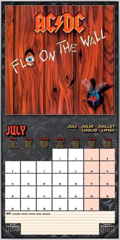 AC/DC 2027 Square Wall Calendar - Image 3