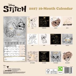 Alternative view of Stitch 2027 Square Wall Calendar
