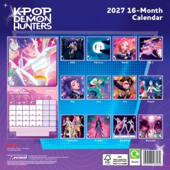 KPop Demon Hunters 2027 Square Wall Calendar - Image 2