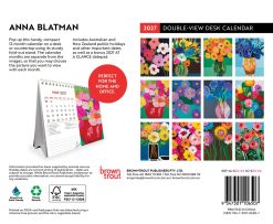 Alternative view of Anna Blatman 2027 Double View Desk Easel Calendar
