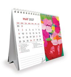 Anna Blatman 2027 Double View Desk Easel Calendar - Image 3