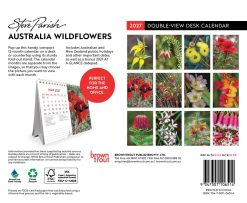 Alternative view of Australian Wildflowers - Steve Parish 2027 Double View Desk Easel Calendar