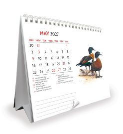 Birds of Australia, The Art of Jeremy Boot 2027 Double View Desk Easel Calendar - Image 3
