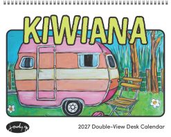 Kiwiana 2027 Double View Desk Easel Calendar