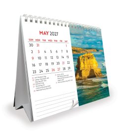 Steve Parish Australia 2027 Double View Desk Easel Calendar - Image 3