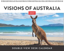 Visions of Australia 2027 Double View Desk Easel Calendar