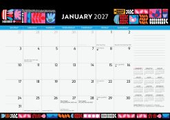 Alternative view of Morning Song 2027 Desk Pad Planner