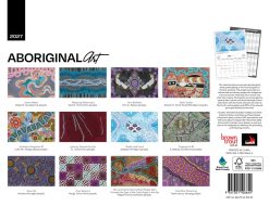 Alternative view of Aboriginal Art 2027 Landscape Wall Calendar