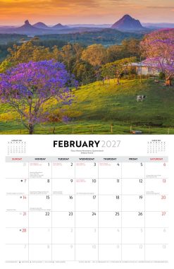 Colours of Australia 2027 Landscape Wall Calendar - Image 4