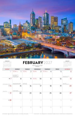 Melbourne & Victoria 2027 Landscape Wall Calendar - Image 4