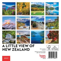 Alternative view of A Little View of New Zealand 2027 Mini Square Wall Calendar