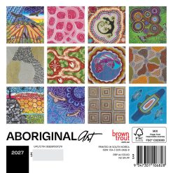 Alternative view of Aboriginal Art 2027 Mini Square Wall Calendar