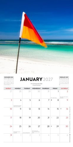 Australian Beaches 2027 Mini Square Wall Calendar - Image 3