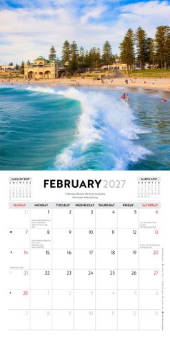 Australian Beaches 2027 Mini Square Wall Calendar - Image 4