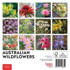 Alternative view of Australian Wildflowers 2027 Mini Square Wall Calendar