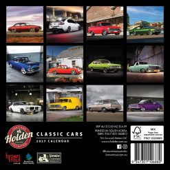 Alternative view of Classic Holden Cars 2027 Mini Square Wall Calendar