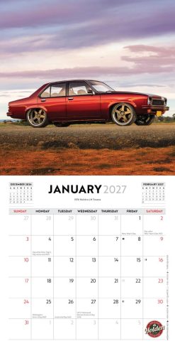 Classic Holden Cars 2027 Mini Square Wall Calendar - Image 3