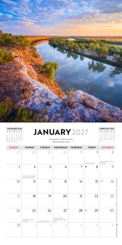 Wild Australia 2027 Mini Square Wall Calendar - Image 3