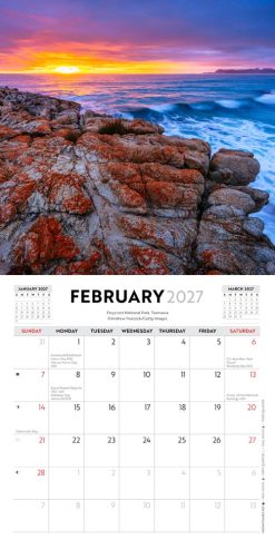 Wild Australia 2027 Mini Square Wall Calendar - Image 4