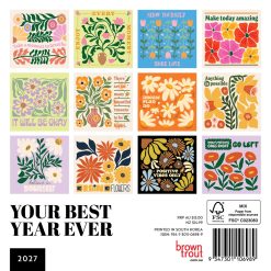 Alternative view of Your Best Year Ever! 2027 Mini Square Wall Calendar