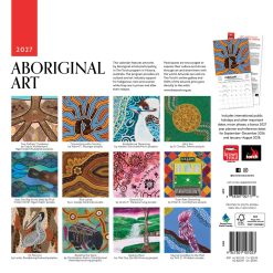 Alternative view of Aboriginal Art 2027 Square Wall Calendar