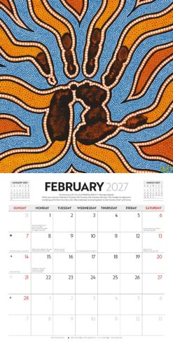 Aboriginal Art 2027 Square Wall Calendar - Image 5