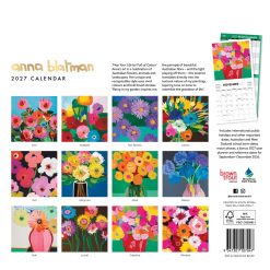 Alternative view of Anna Blatman Illustrated 2027 Square Wall Calendar