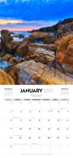 Australian Beaches 2027 Square Wall Calendar - Image 3