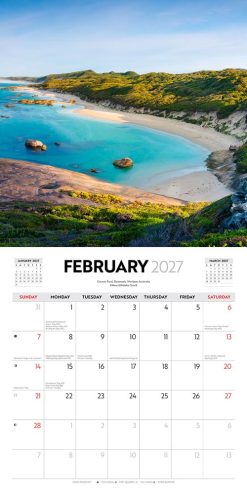 Australian Beaches 2027 Square Wall Calendar - Image 4